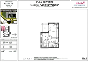 t3 à la vente -   68840  PULVERSHEIM, surface 66 m2 vente t3 - UBI428368259